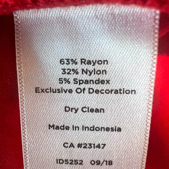 Talbots Red Dress - Picture 4 of 4